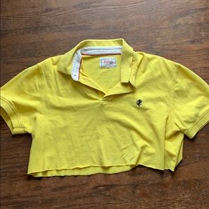Cropped Polo Shirt